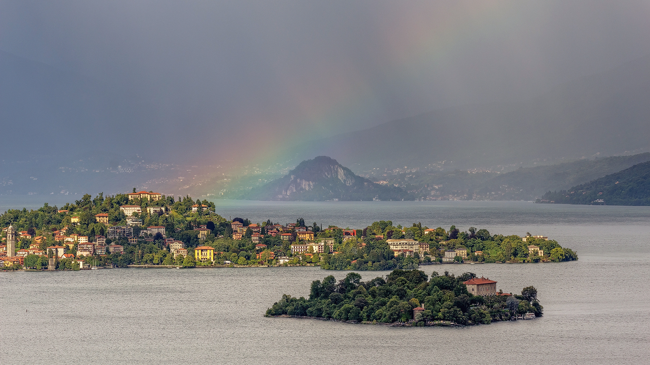 Regenbogen am Lago