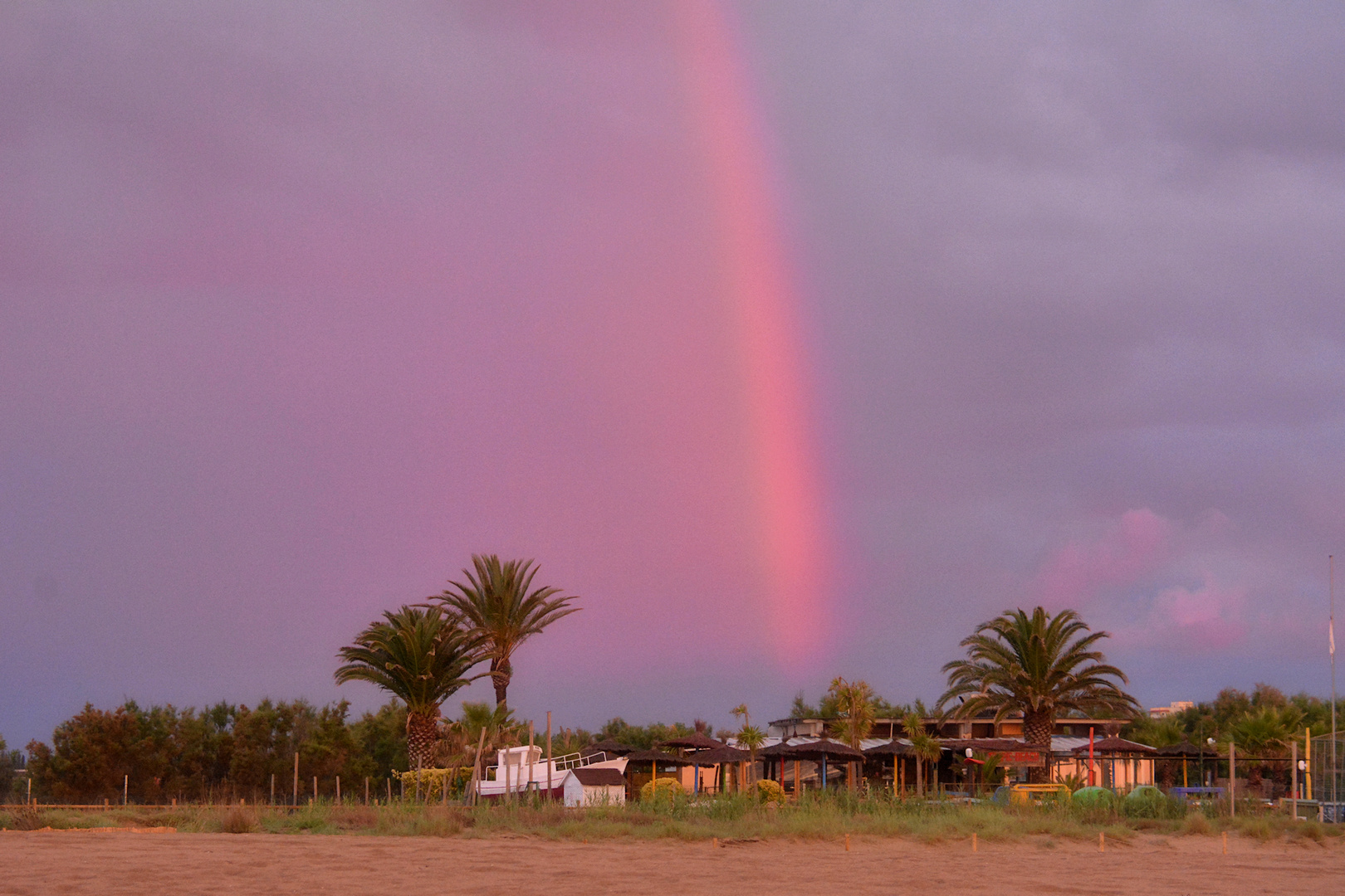 Regenbogen am Morgen