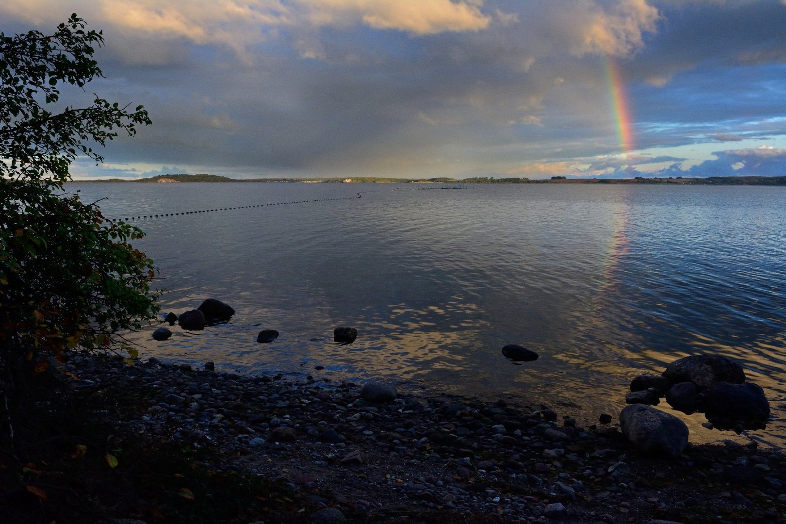 Regenbogen am Morgen