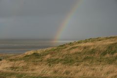 Regenbogen am Morsum Kliff