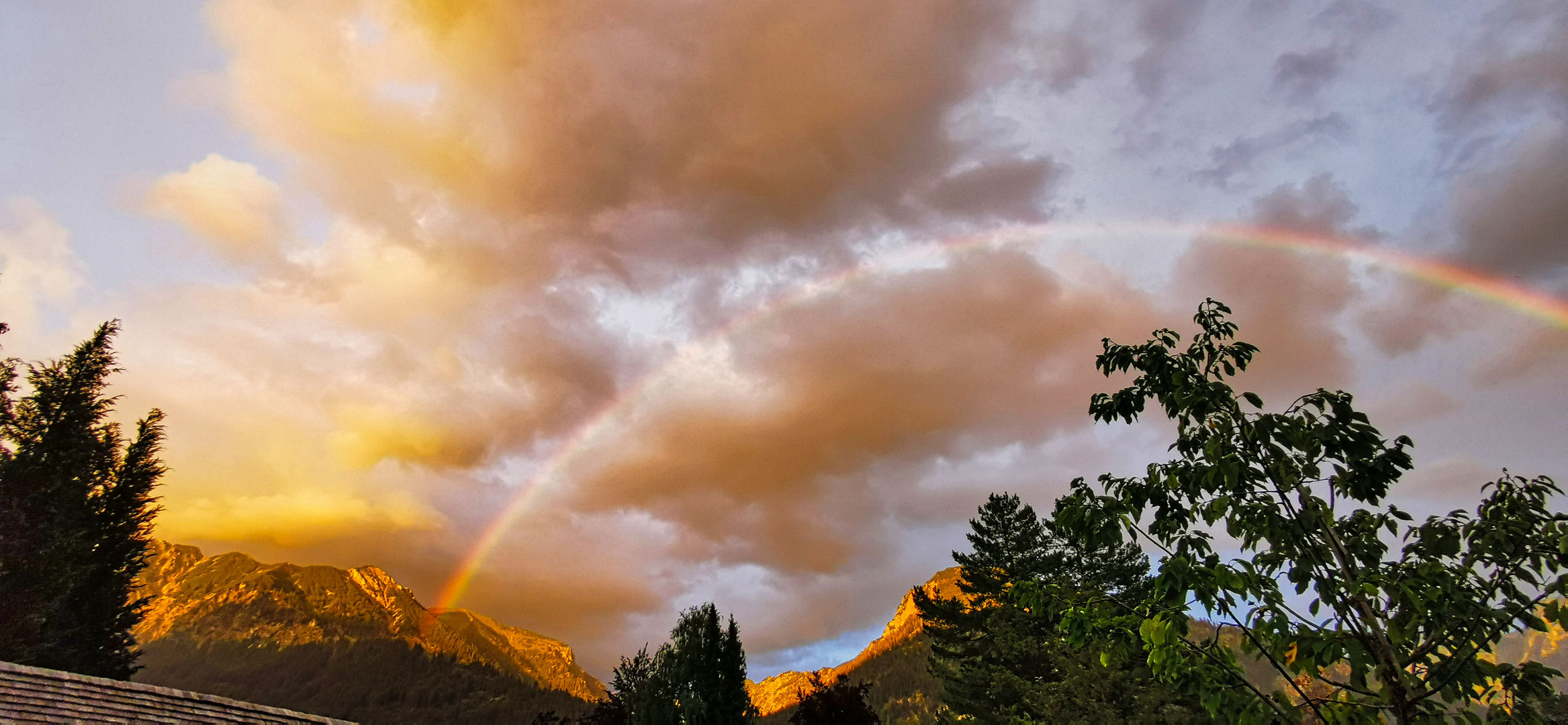 Regenbogen am Nebelhorn