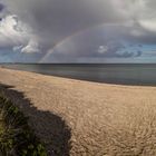 Regenbogen am Ostseestrand