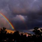 Regenbogen am Rhein Neckar Zentrum