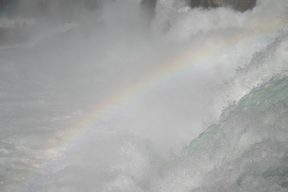 Regenbogen am Rheinfall