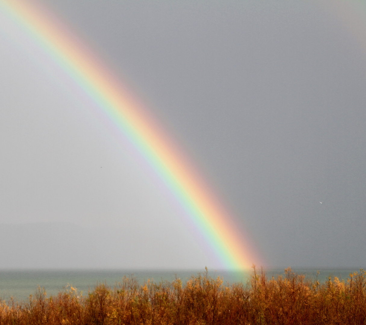 Regenbogen am See Genezareth