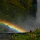 Regenbogen am Skógafoss/Südisland