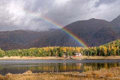 Regenbogen am Stazersee