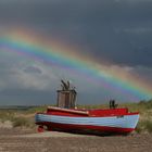 Regenbogen am Strand