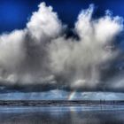 Regenbogen am Strand von Norderney