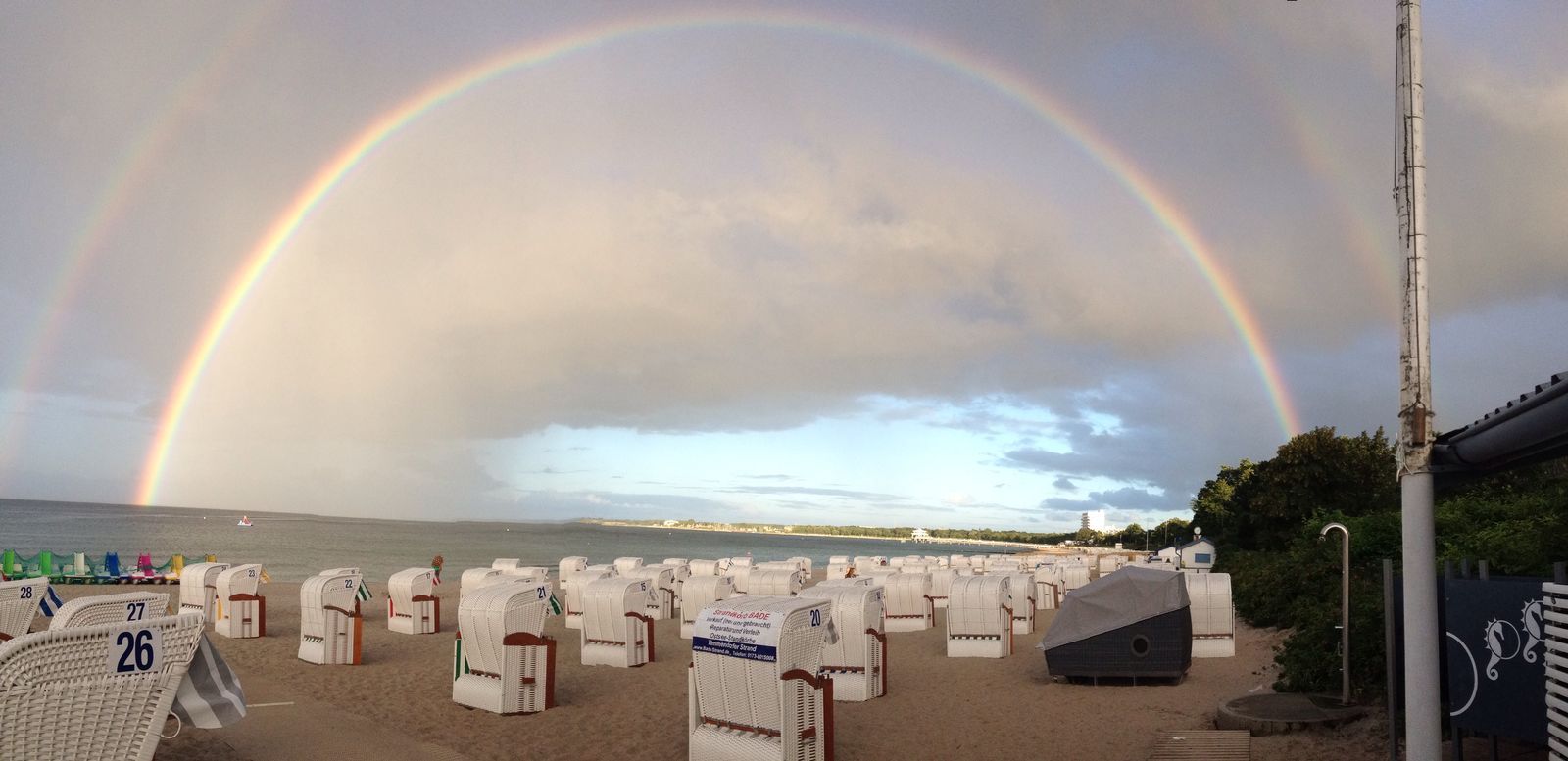 Regenbogen am Timmendorf Strand