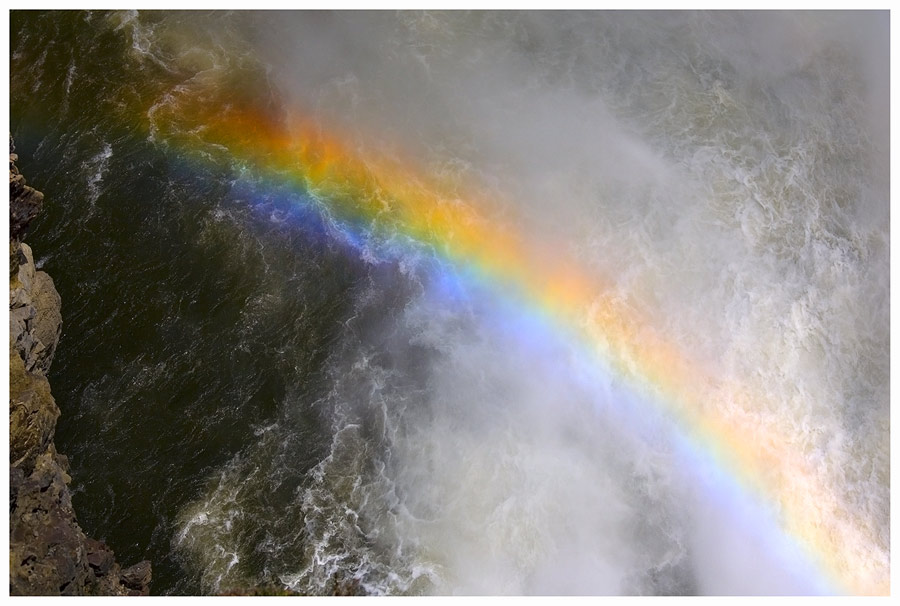 Regenbogen am Upper Yellowstone Fall, oder ....