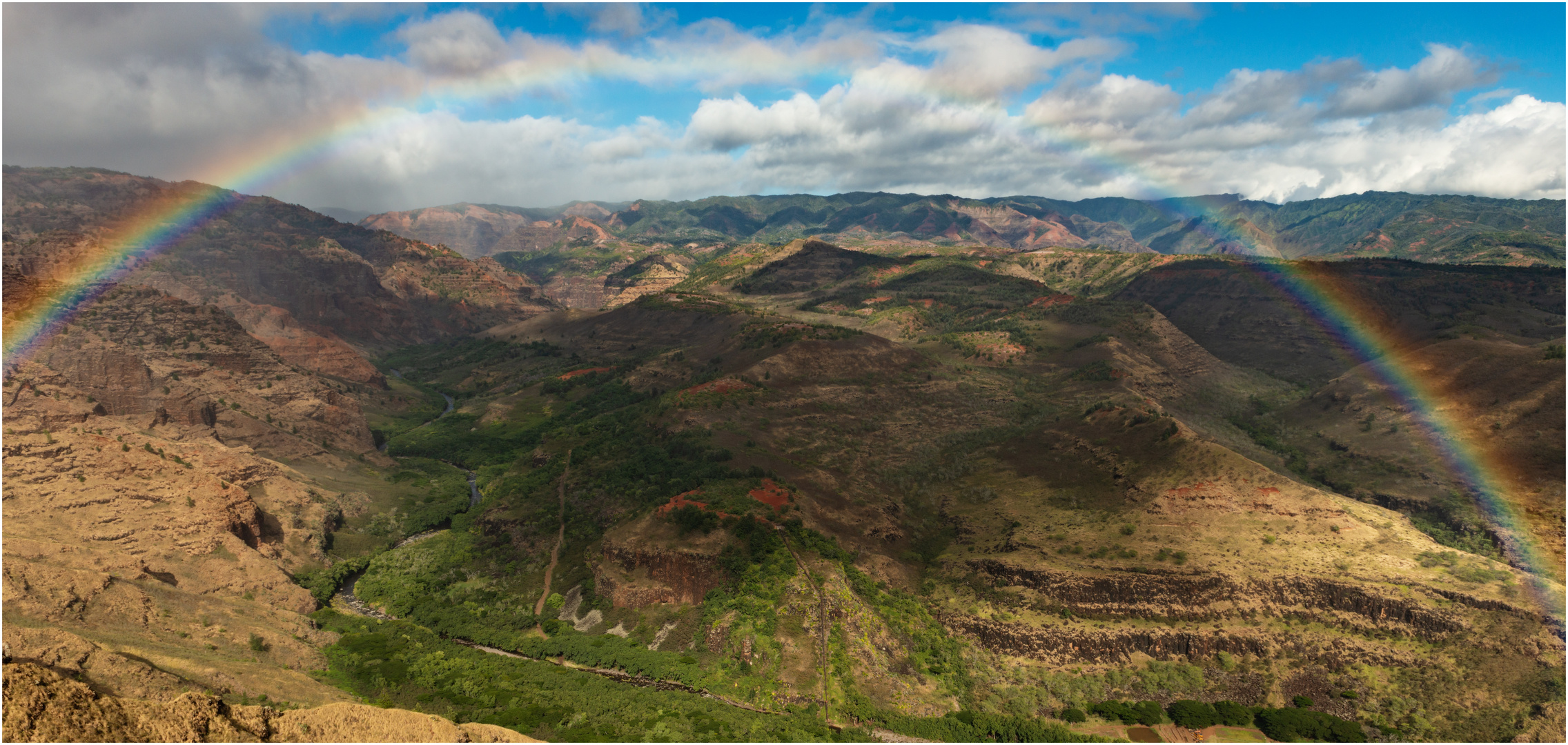 Regenbogen am Waimea Canyon - Kauai, Hawaii