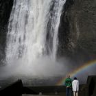 Regenbogen am Wasserfall