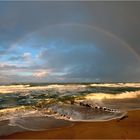 Regenbogen am Weststrand....