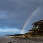 Regenbogen am Weststrand