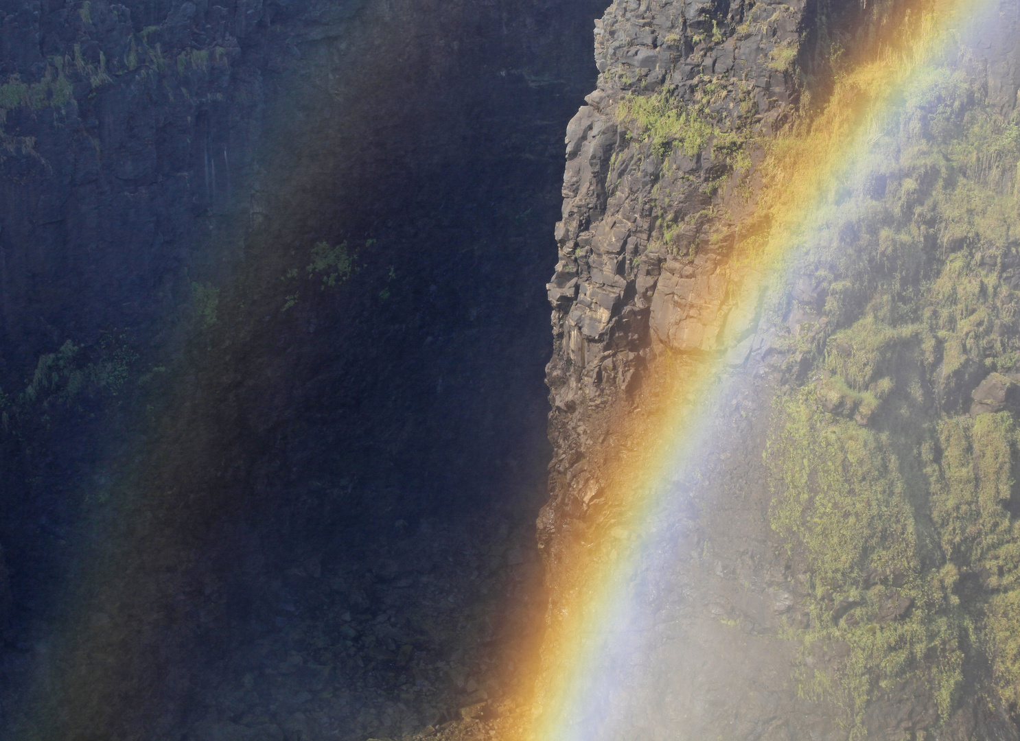 Regenbogen an den Victoriafällen