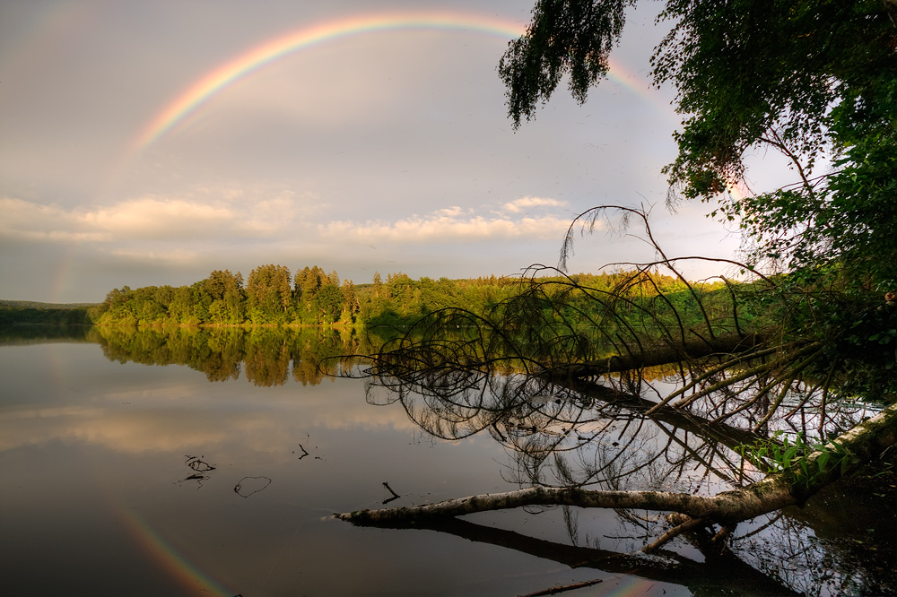 Regenbogen an der Möhne