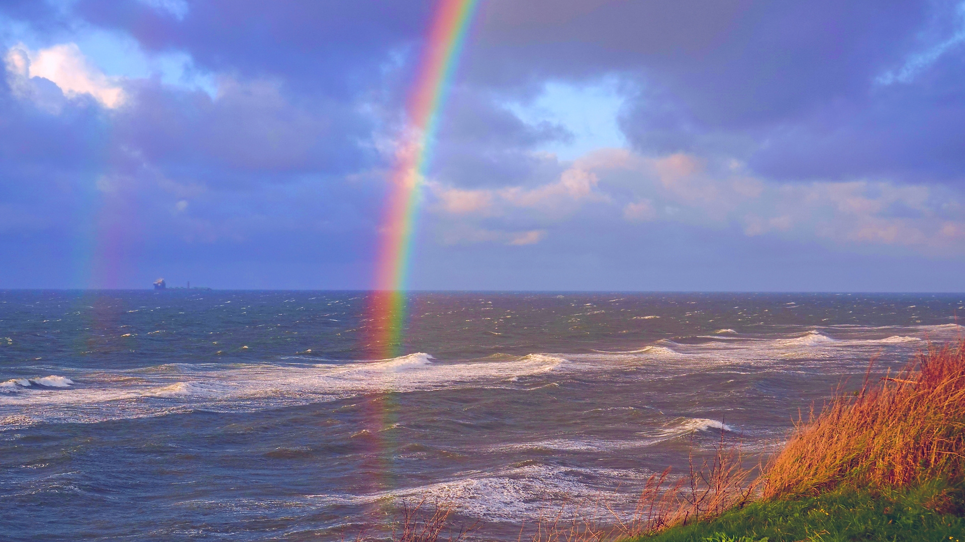 Regenbogen an der Ostsee