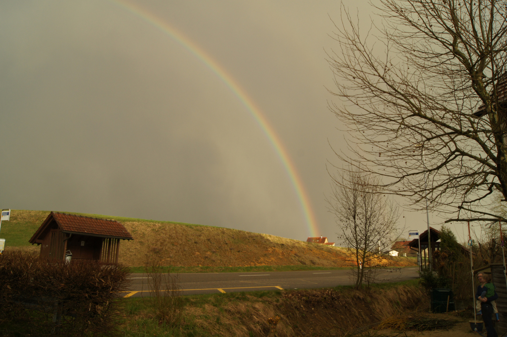 Regenbogen auf dem Bözberg