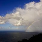 Regenbogen auf dem Meer