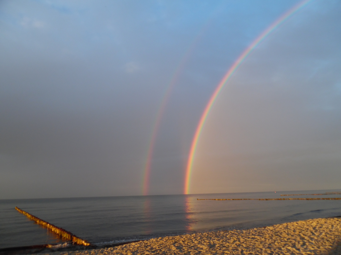 Regenbogen auf dem Meer (Ostsee)