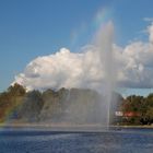 Regenbogen auf der Alster