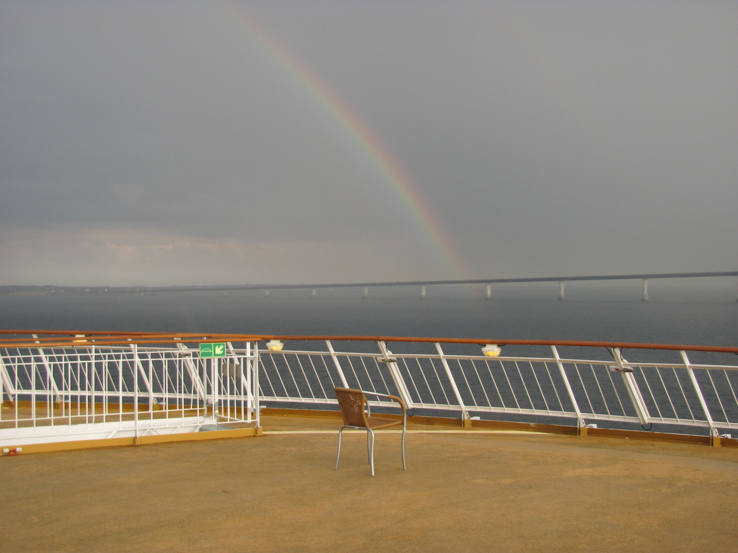 Regenbogen auf der M/S Color Fantasy