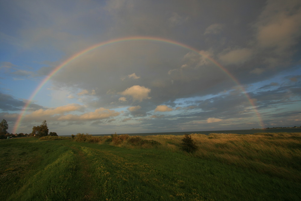 Regenbogen auf Fehmarn