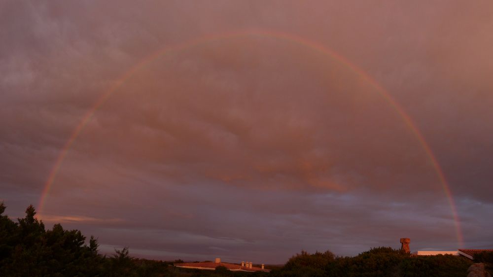 Regenbogen auf Sardinien