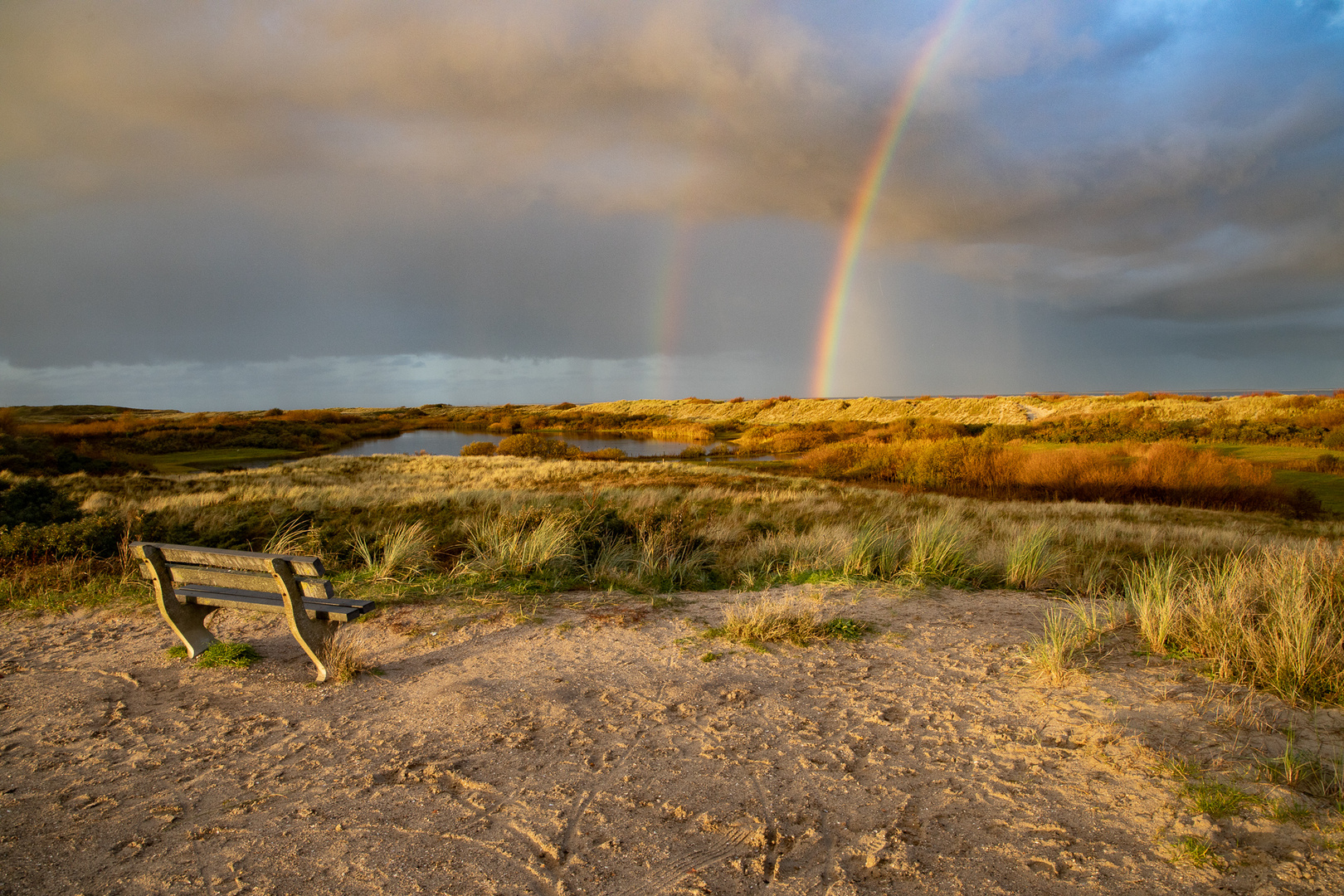 Regenbogen auf Texel