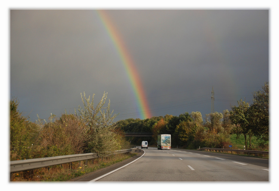 Regenbogen-Autobahn