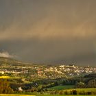 Regenbogen bei Annaberg Buchholz am Abend