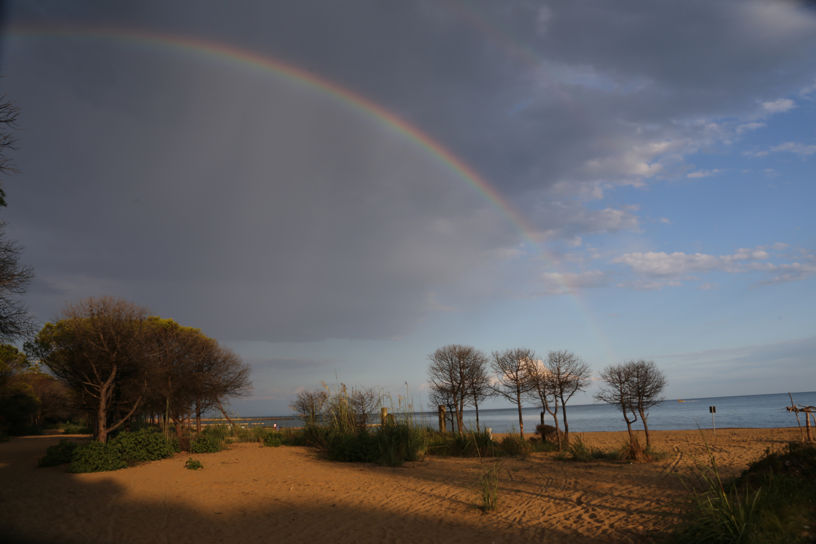 Regenbogen bei Bibione