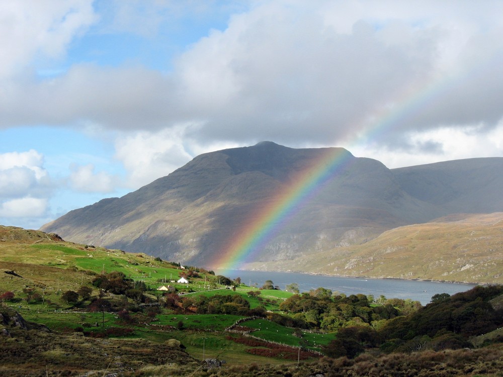 Regenbogen bei Clifden Co. Galway