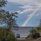 Regenbogen bei den Fischern in Heringsdorf