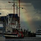 Regenbogen bei der Elbphilharmonie