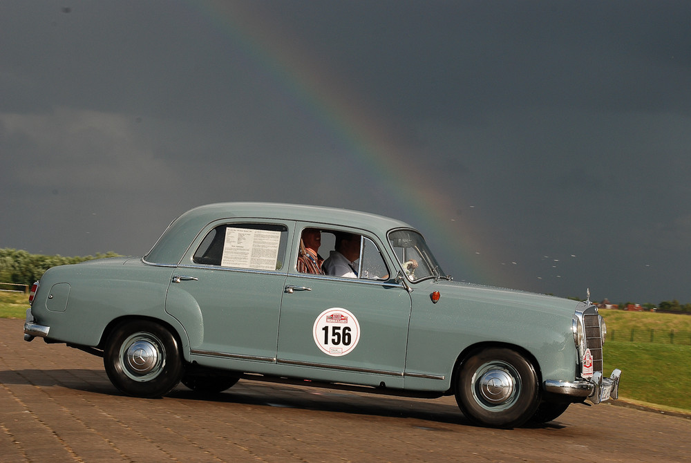 Regenbogen bei der Niederelbe-Classics 2009