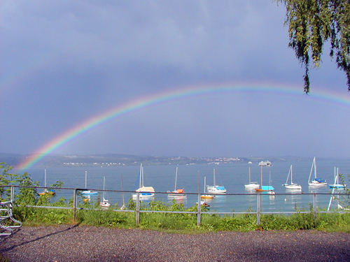 Regenbogen bei Konstanz.