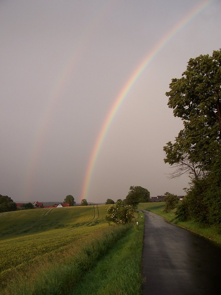 Regenbogen bei Rödlas/Landkreis AmbergSulzbach, Bayern Foto & Bild regenbögen, wetter