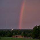 Regenbogen bei Sonnenaufgang