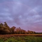 Regenbogen bei Sonnenuntergang