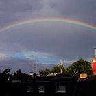 Regenbogen bei Sonnenuntergang