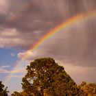 Regenbogen beim letzten Blick zurück