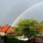 Regenbogen beim Nachbarn
