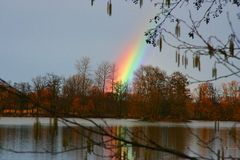 Regenbogen ... beim Sonnenuntergang