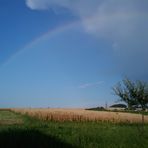 Regenbogen & blauer Himmel