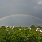 Regenbogen, Blick aus dem Fenster meines Arbeitszimmers