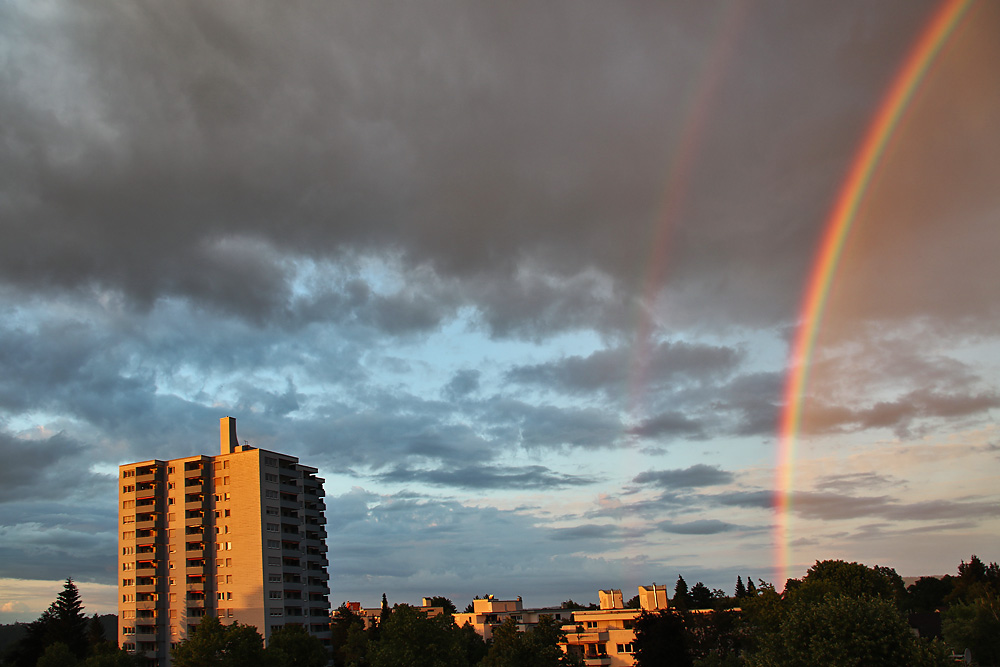 Regenbogen bringt Glück