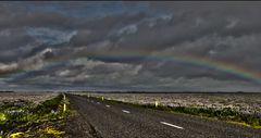 Regenbogen bringt Segen für Autofahrer