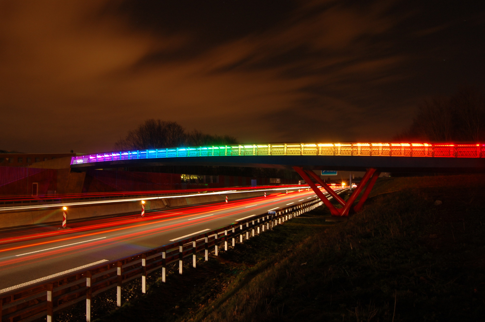 Regenbogen brücke